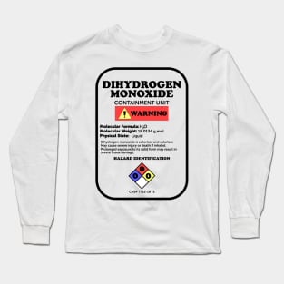 Dihydrogen Monoxide Long Sleeve T-Shirt